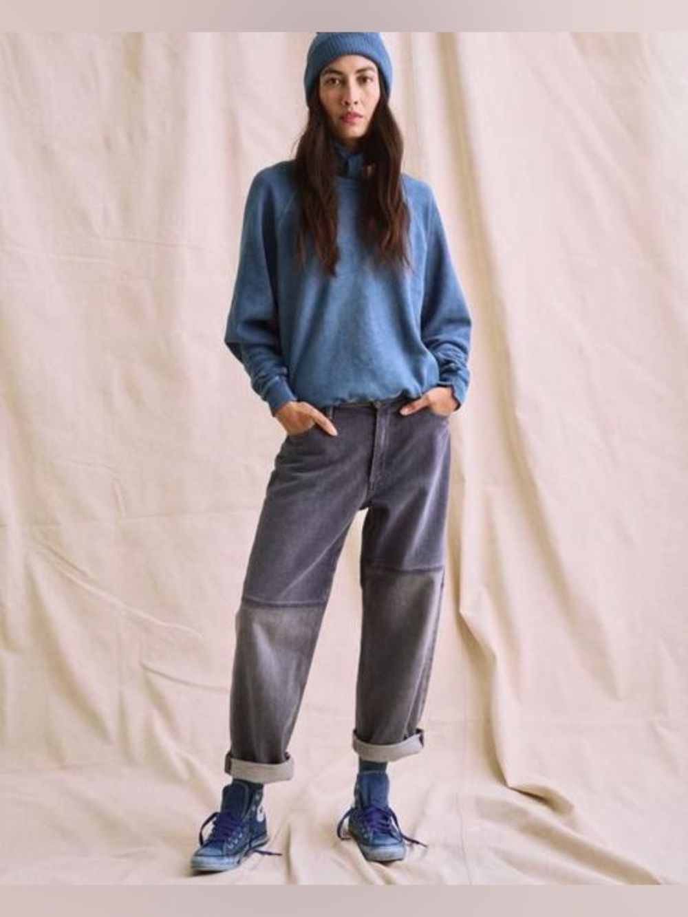 THE GREAT. The Billy Jean Relaxed Fit Two Tone